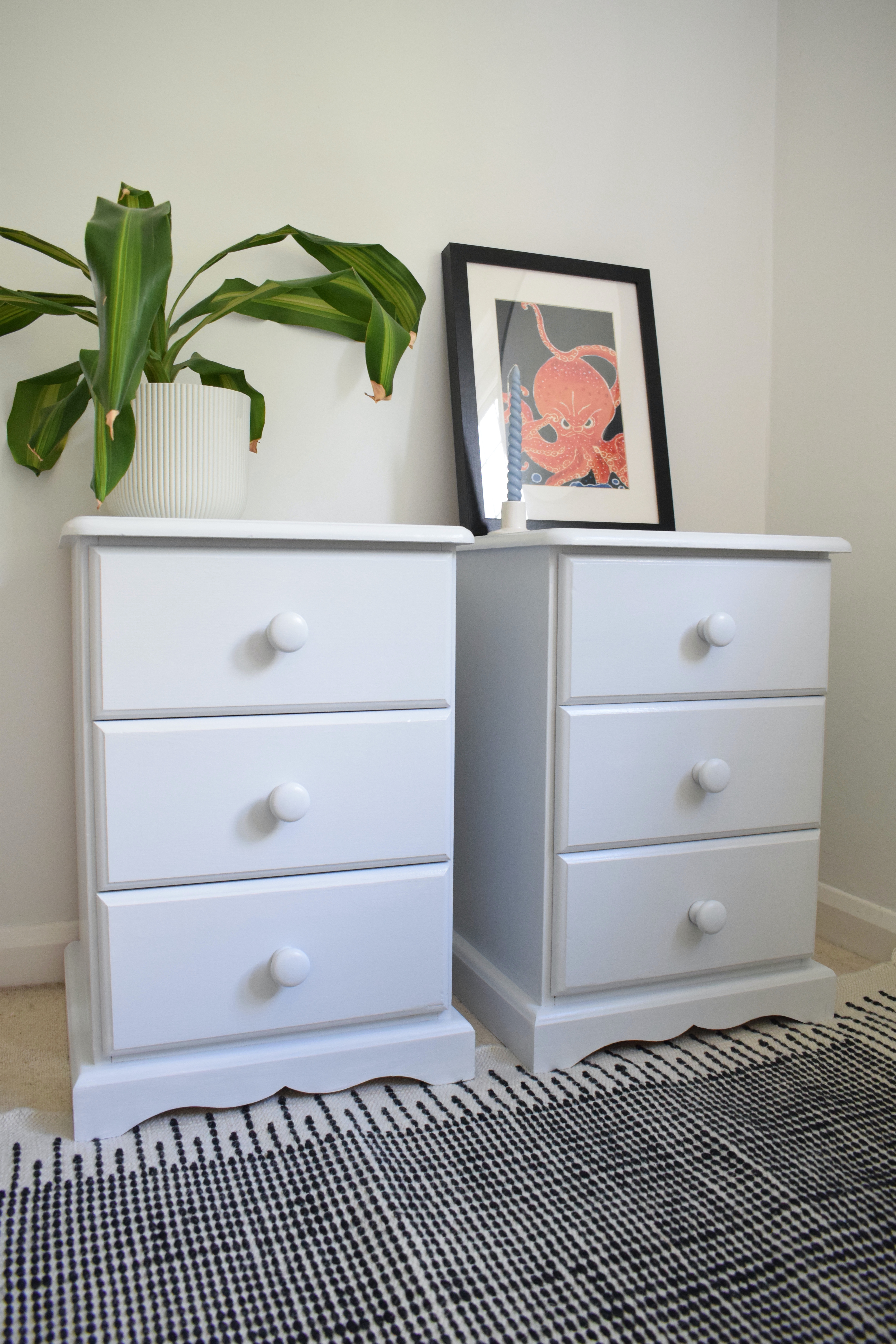 Light Grey Bedside Tables