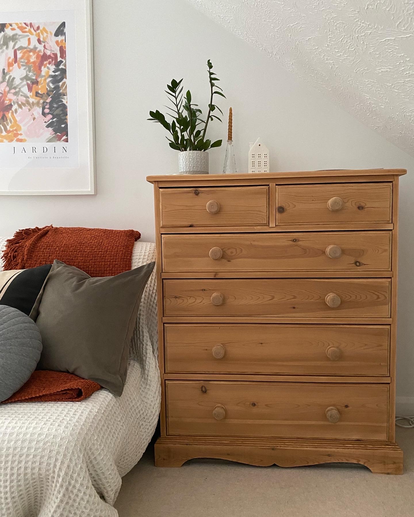 Natural Pine Chest of Drawers